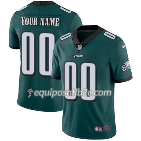 Camiseta Hombre NFL Philadelphia Eagles Personalizar Verde